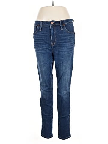 Madewell 10" High-Rise Skinny Jeans in Danny Wash: TENCEL&trade; Denim Edition (view 1)