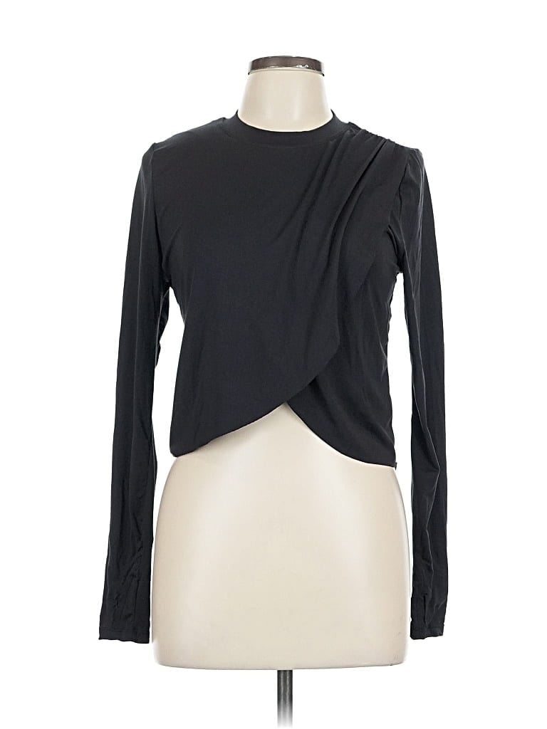 WILO Pre-owned Long Sleeve Top Black Tops
