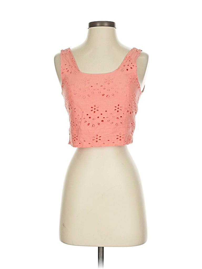 Pre-owned J By Joie Sleeveless Blouse In Orange