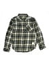 Weatherproof 100% Cotton Plaid Green Long Sleeve Button-Down Shirt Size S (youth) - photo 1