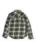 Weatherproof 100% Cotton Plaid Green Long Sleeve Button-Down Shirt Size S (youth) - photo 2