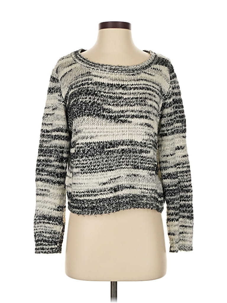 Pre-owned Divided By H&m Pullover Sweater In Gray