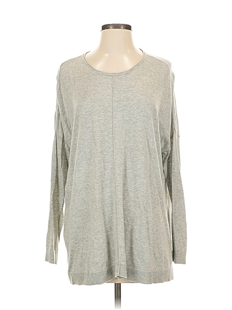 CABI Pre-owned Long Sleeve T-shirt In Gray