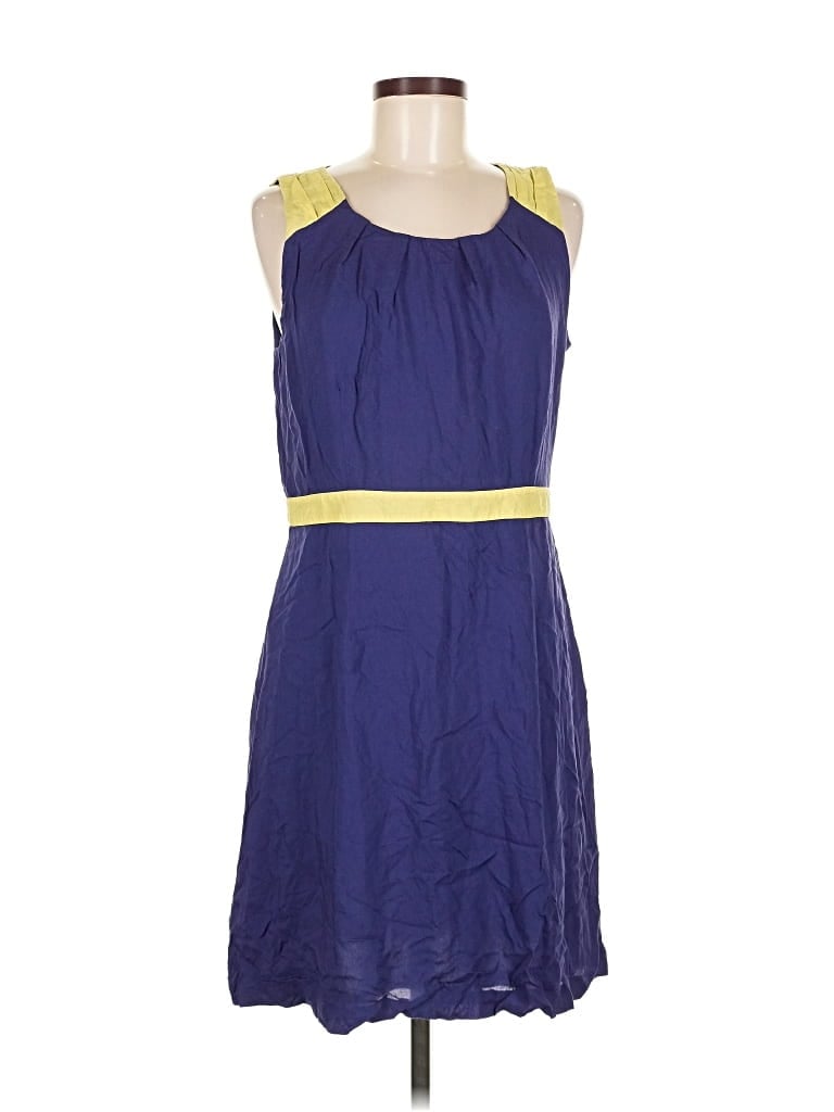Pre-owned Ann Taylor Loft Outlet Casual Dress In Blue