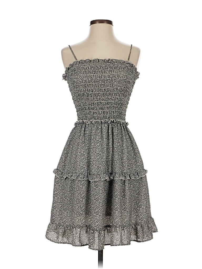 Pre-owned Sienna Sky Cocktail Dress In Gray