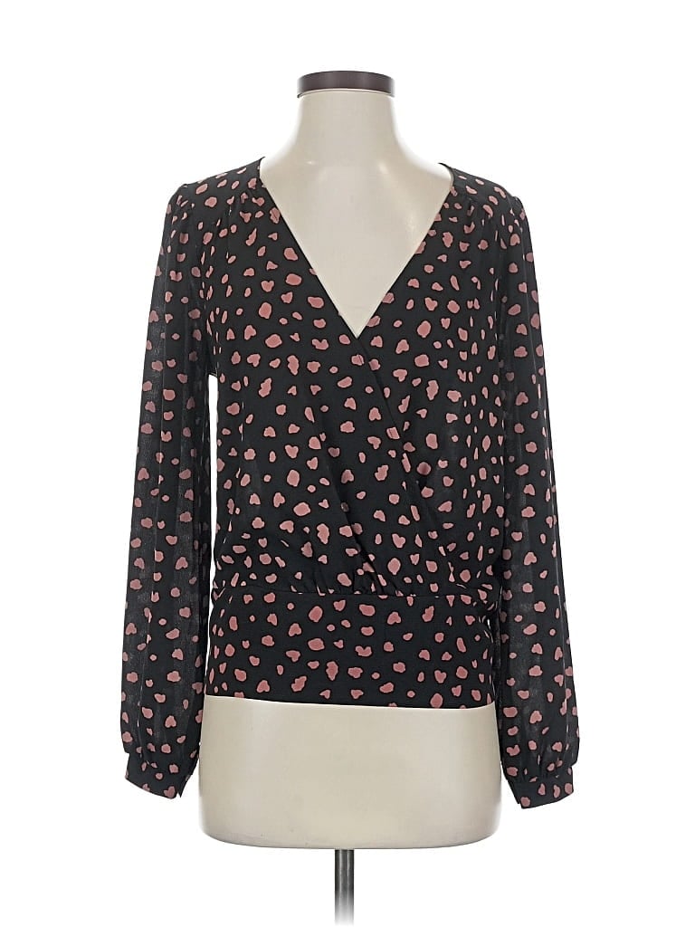 Pre-owned All In Favor Long Sleeve T-shirt In Black