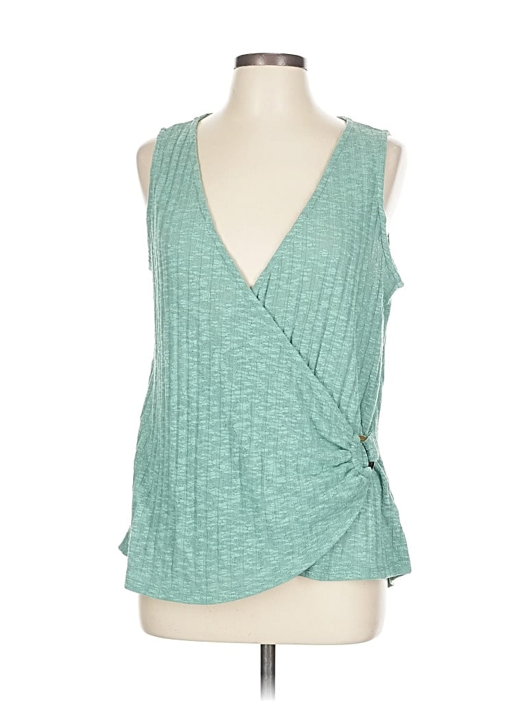 Pre-owned Eyeshadow Sleeveless Blouse In Blue