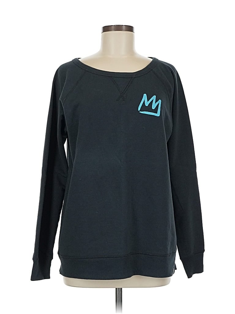 Pre-owned Assorted Brands Sweatshirt In Black
