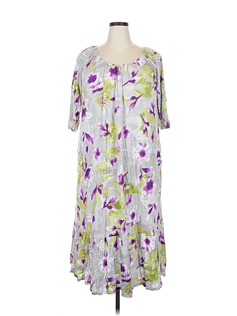 Pre-owned Simply Vera Vera Wang Casual Dress In Purple