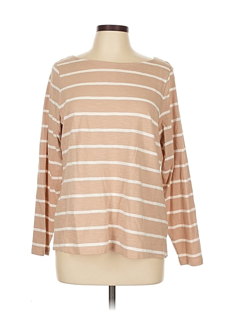 Pre-owned Old Navy Long Sleeve T-shirt In Brown