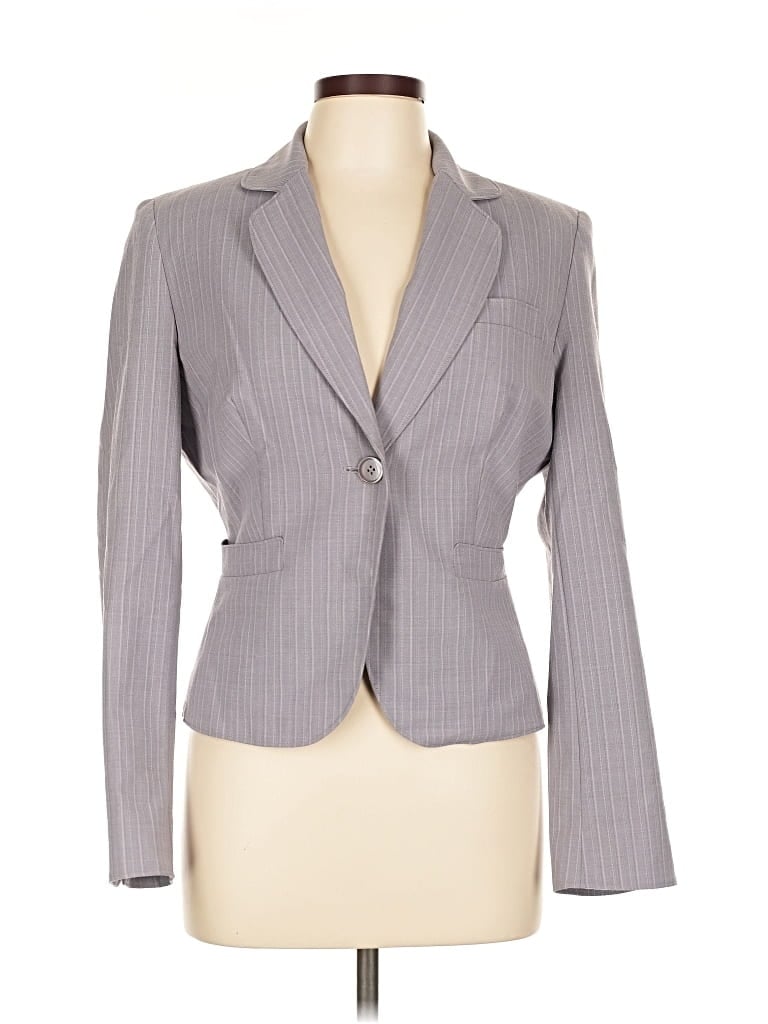 Pre-owned The Limited Blazer Jacket In Gray