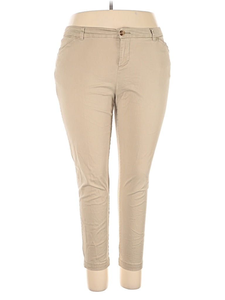 Pre-owned Faded Glory Khaki Pant In Gray