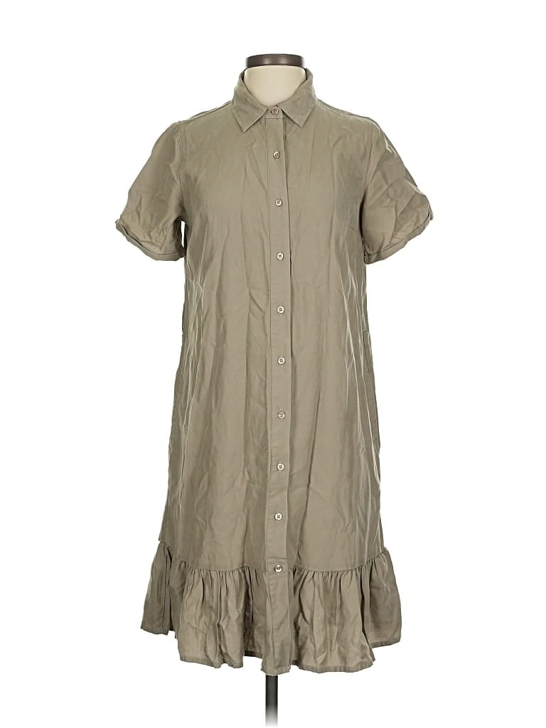 Pre-owned Japna Casual Dress In Brown