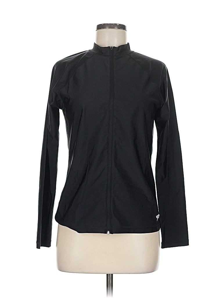 Pre-owned Speedo Track Jacket In Black