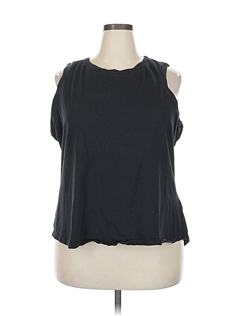 Pre-owned Any Body Sleeveless T-shirt In Black