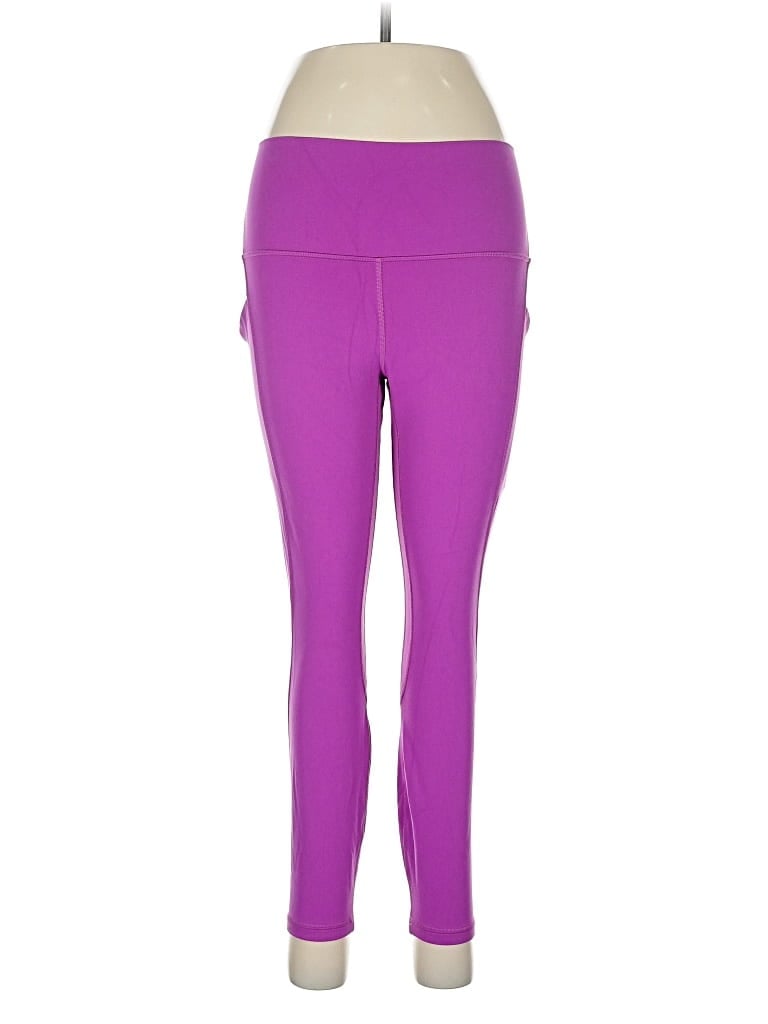 Pre-owned Lululemon Athletica Active Pants In Purple