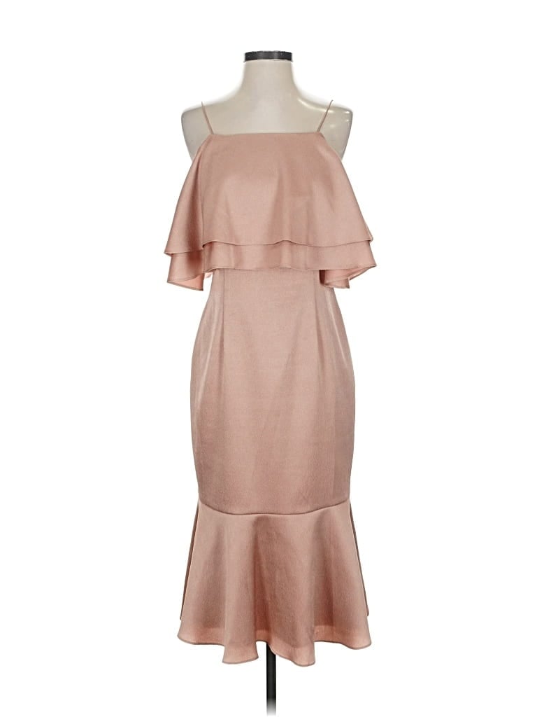 AIDAN MATTOX Pre-owned Cocktail Dress In Brown