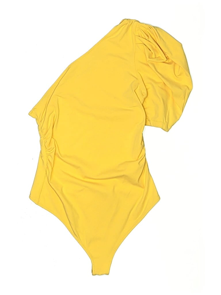 Pre-owned Intimately By Free People Bodysuit In Yellow