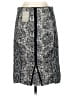 Kathie Lee 100% Polyester Animal Print Black Casual Skirt Size 6 - photo 2