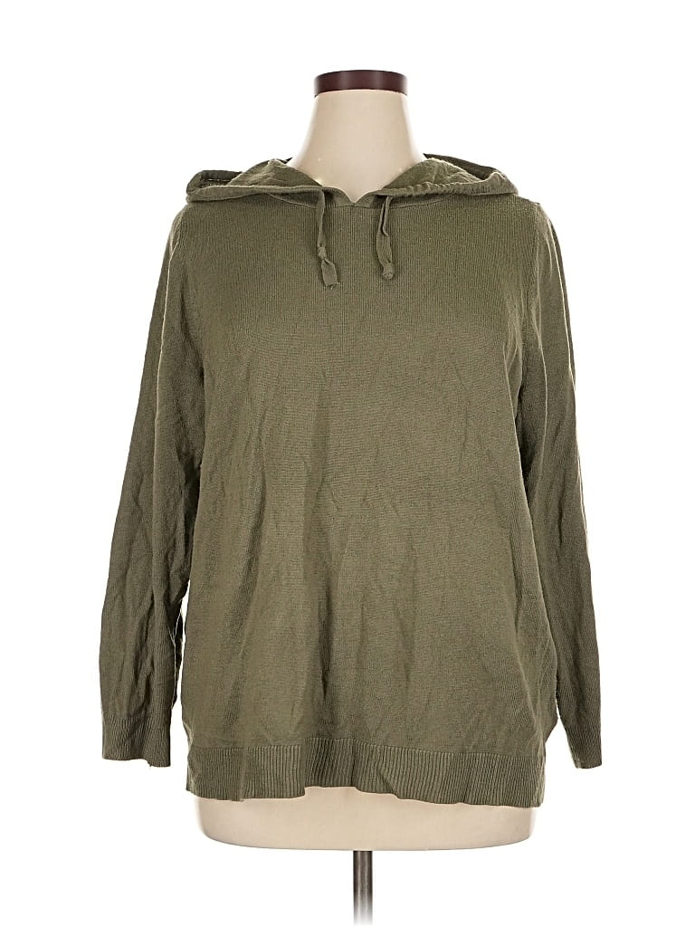 Pre-owned Belle By Kim Gravel Sweatshirt In Green