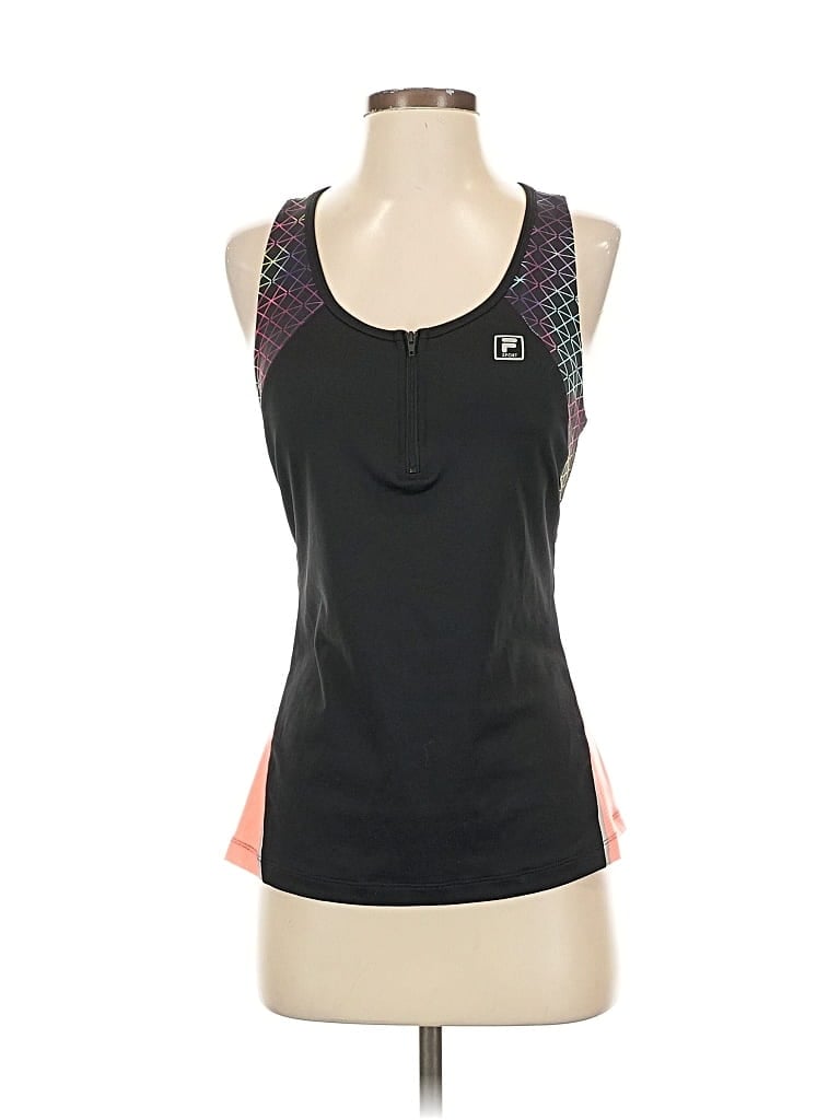 Pre-owned Fila Sport Active Tank Top In Black