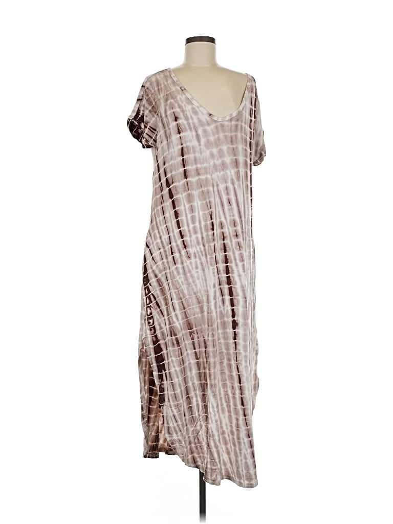 Pre-owned Assorted Brands Casual Dress In Brown