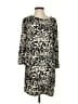 J.Crew Animal Print Ivory Casual Dress Size 2 - photo 1