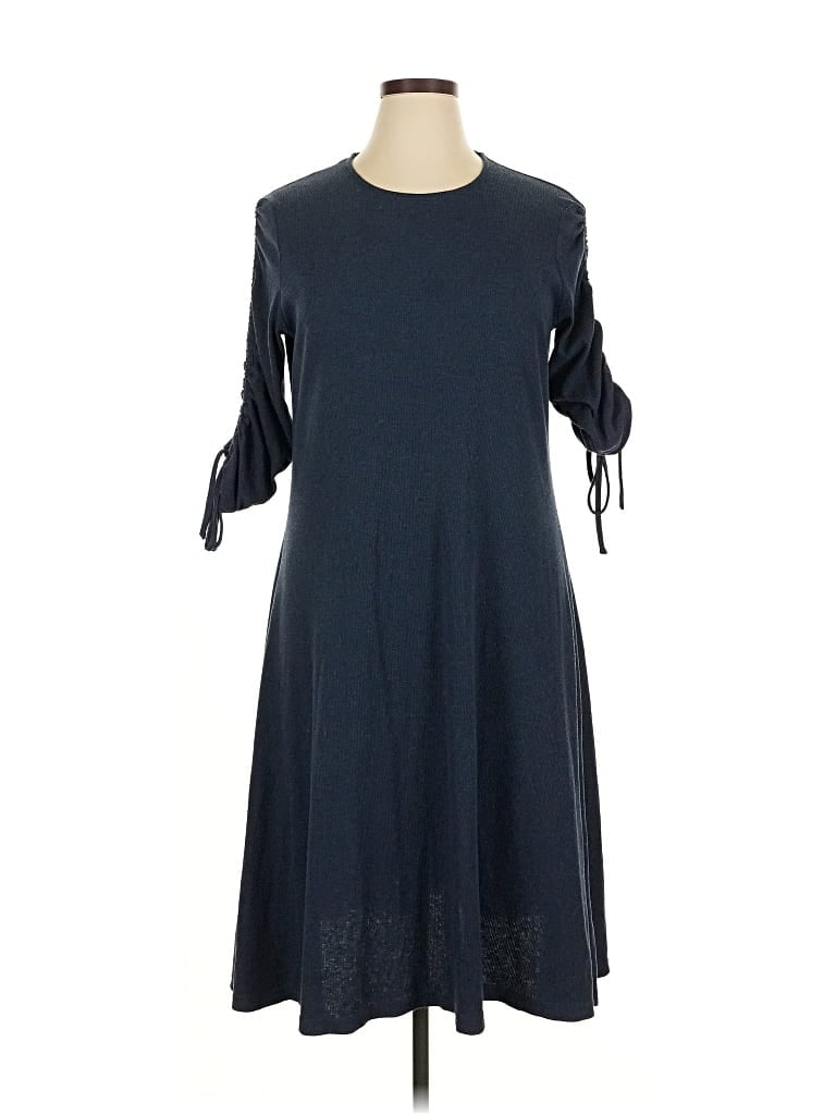 Pre-owned Assorted Brands Casual Dress In Blue