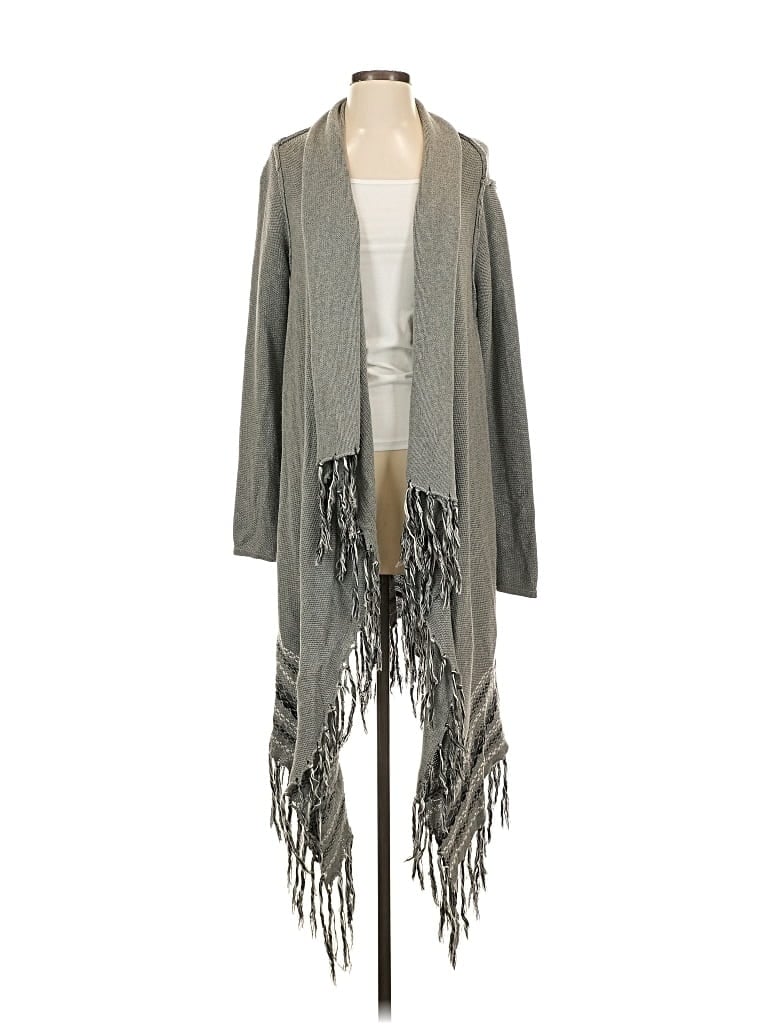 Pre-owned Cabi Poncho In Gray