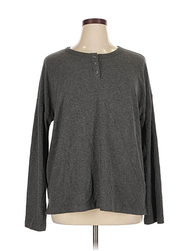 Pre-owned Search For Sanity Cardigan Sweater In Gray