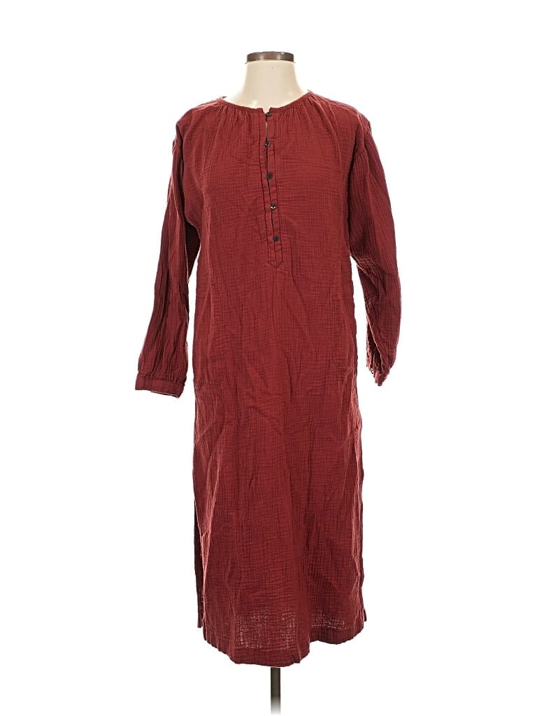 Pre-owned Universal Thread Casual Dress In Burgundy