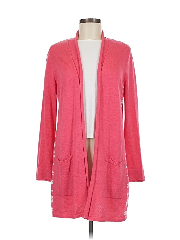 Pre-owned Nic + Zoe Cardigan Sweater In Pink