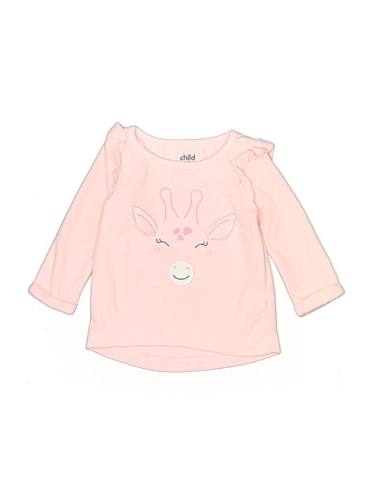 Pre-owned Child Of Mine By Carter's Babies' Long Sleeve T-shirt In Pink