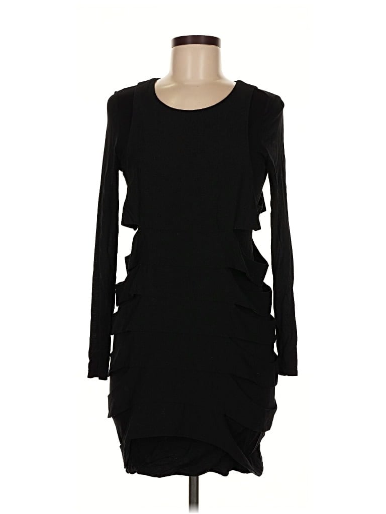 Pre-owned Alice And Olivia Alice + Olivia Casual Dress In Black