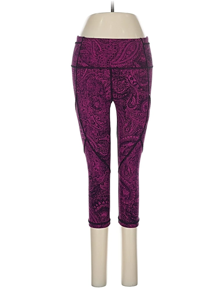 Pre-owned Lululemon Athletica Active Pants In Purple