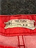 Free People Color Block Red Jeans Size 26 waist - photo 7