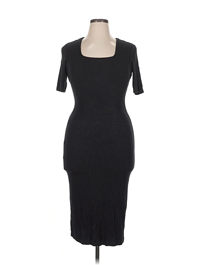 Pre-owned Love, Fire Cocktail Dress In Black