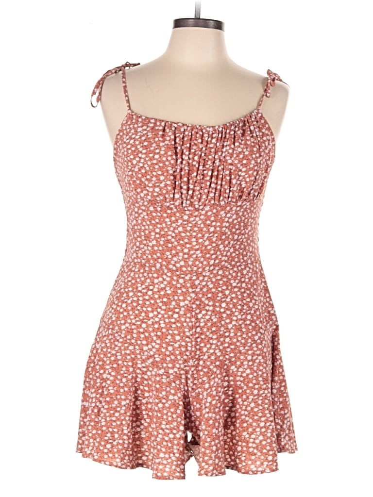 Pre-owned Unbranded Romper In Orange