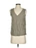 BCBG Paris 100% Rayon Gray Green Sleeveless Blouse Size XS - photo 1