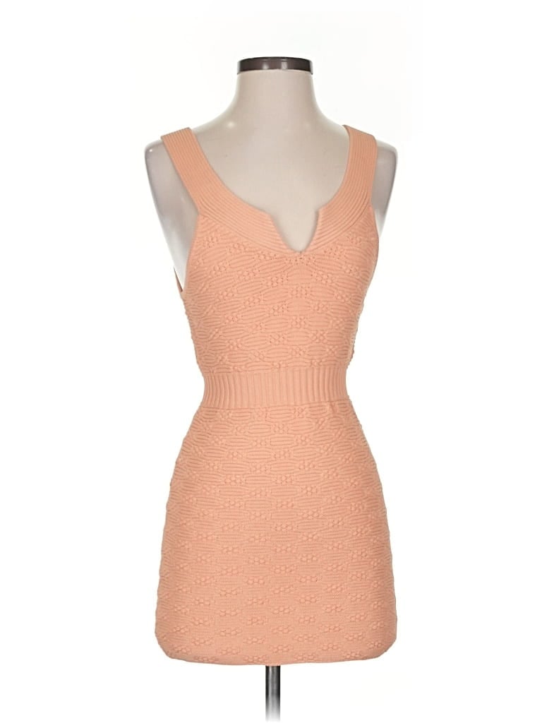 Pre-owned Knitz For Love & Lemons Cocktail Dress In Orange