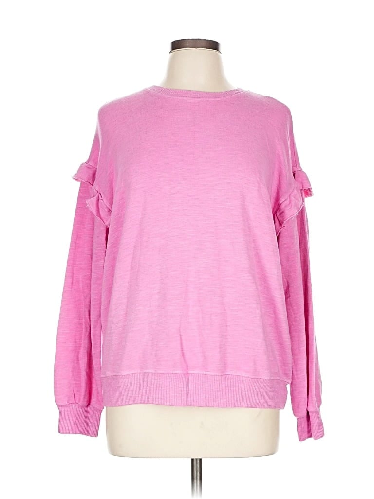 MONROW Pre-owned Sweatshirt In Pink