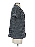 Tart Polka Dots Black Short Sleeve Button-Down Shirt Size S - photo 4