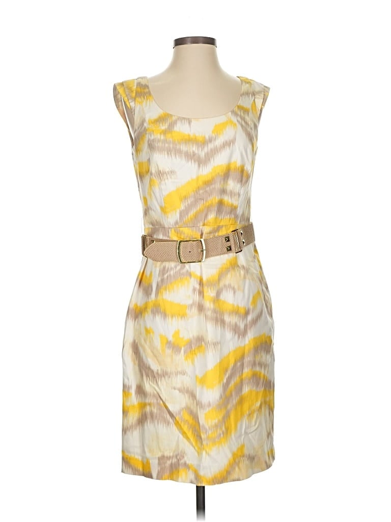 Pre-owned Antonio Melani Casual Dress In Yellow