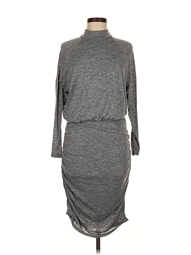 Pre-owned Express Casual Dress In Gray