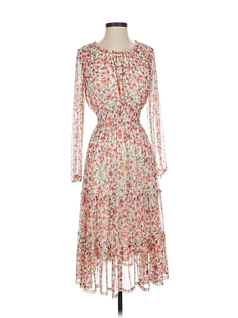 Pre-owned Kate And Lily Cocktail Dress In White