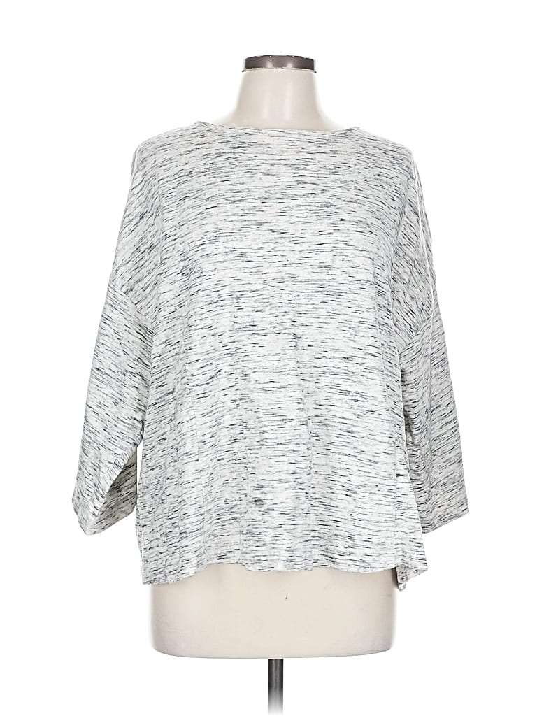 Pre-owned Purejill Pullover Sweater In Silver