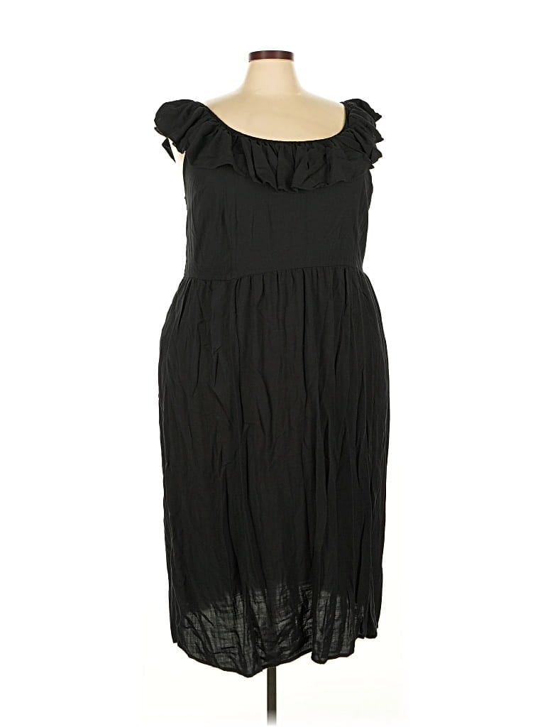 Pre-owned Ava & Viv Cocktail Dress In Black