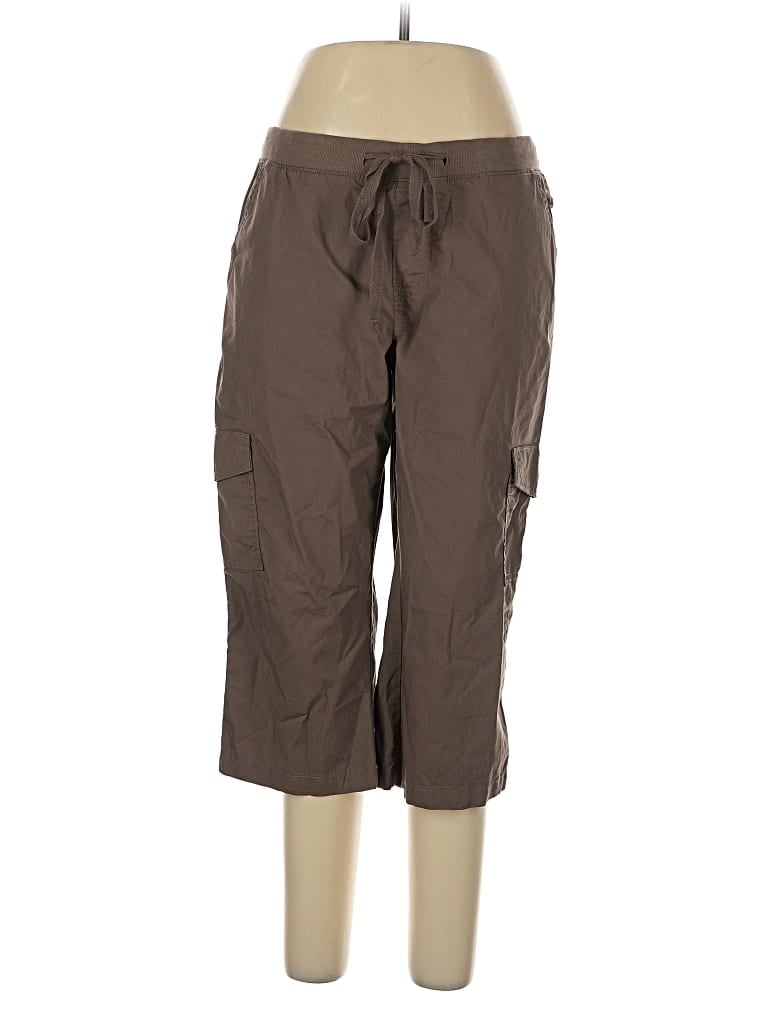 Pre-owned St. John's Bay Cargo Pants In Brown