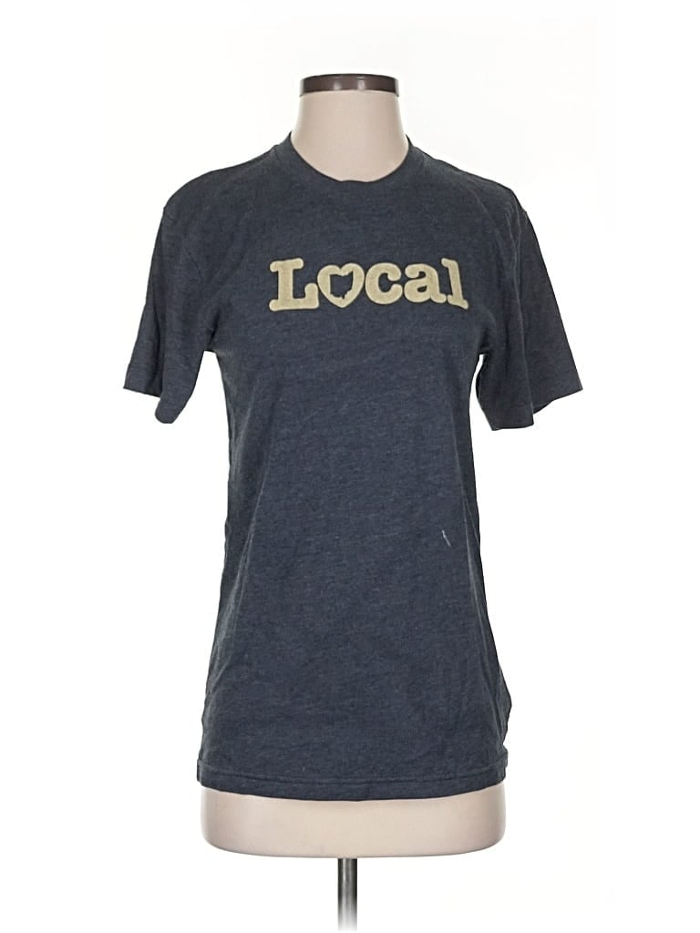 AMERICAN APPAREL Pre-owned Short Sleeve T-shirt In Blue