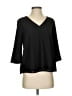 Cooper & Ella Black 3/4 Sleeve Blouse Size XS - photo 1